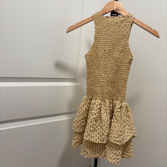 Yellow and Pink mini dress - Picture 2 of 4